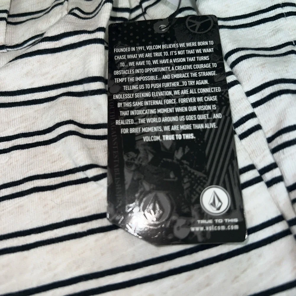 Volcom Roll Sleeve Shirt | Boys Size 4T |White Sand| NEW w/tags |MSRP $50.00